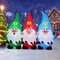 GOOSH 7.5 FT Long Christmas Inflatable Gnomes Three Midgets Holding Hands with Built-in LEDs